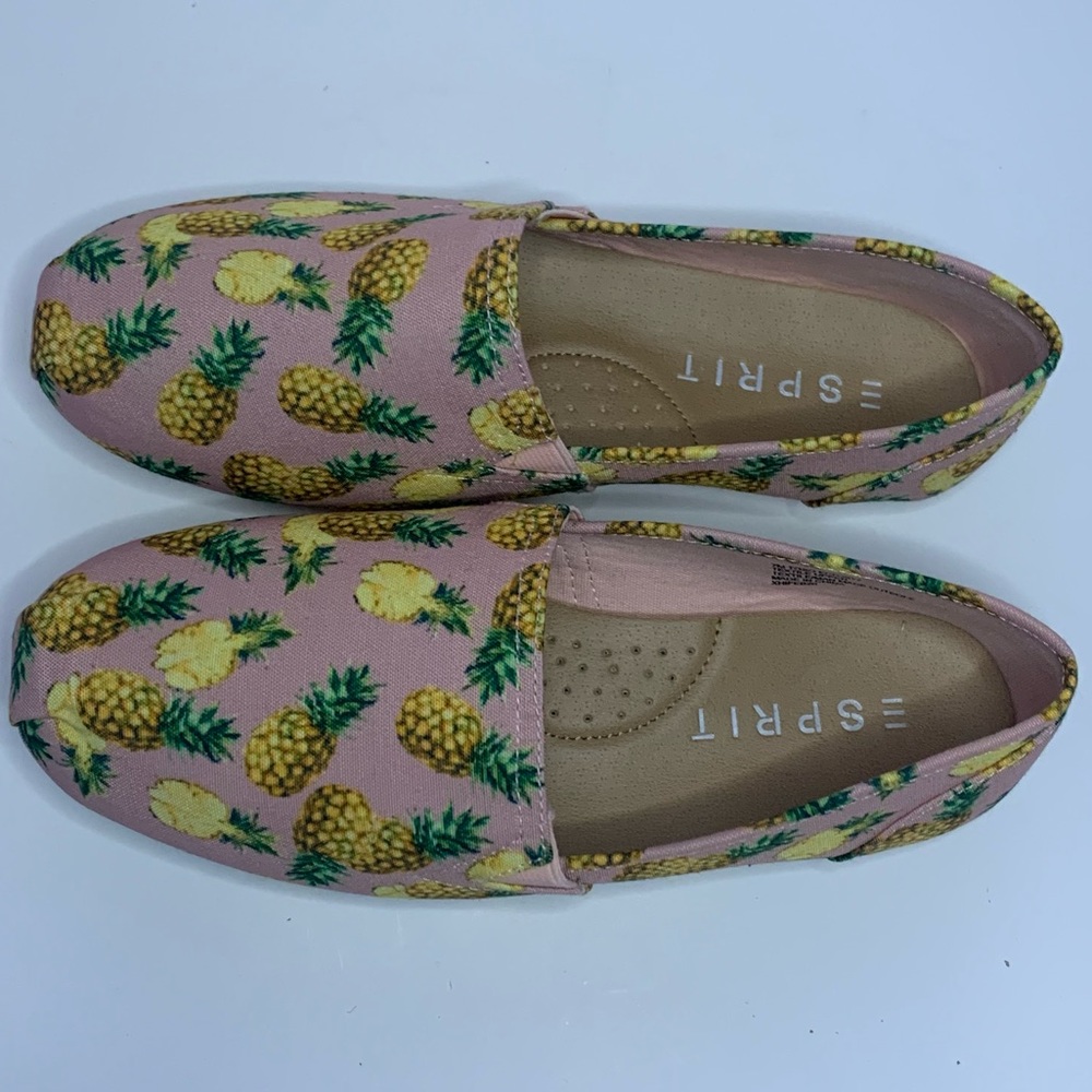 Espirit Pineapple Print Loafers